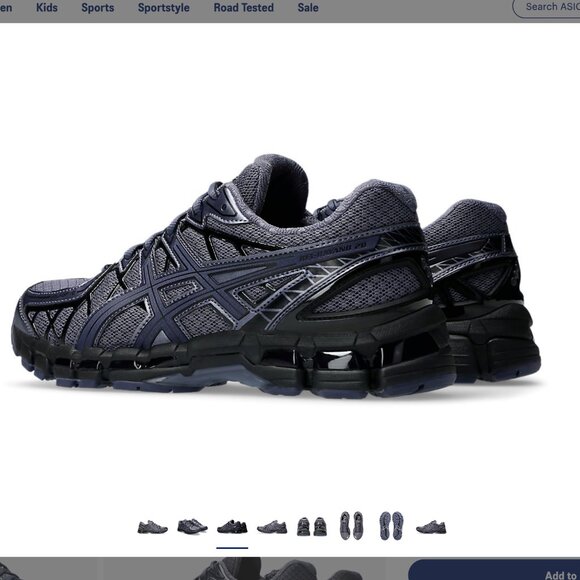 ASICS GEL-KAYANO 20, indigo fog (like new, women's size 6.5 / men's size 5) - Picture 3 of 5